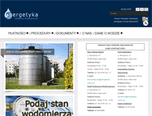 Tablet Screenshot of energetyka.ozarow-maz.pl